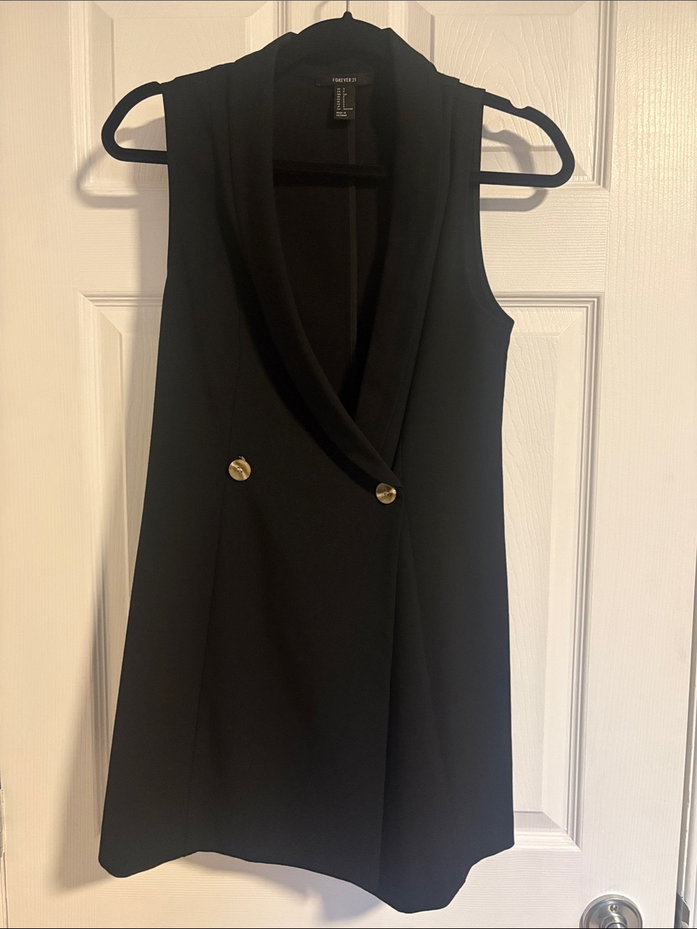 3/$25 Forever 21 Sleeveless Black Blazer Dress